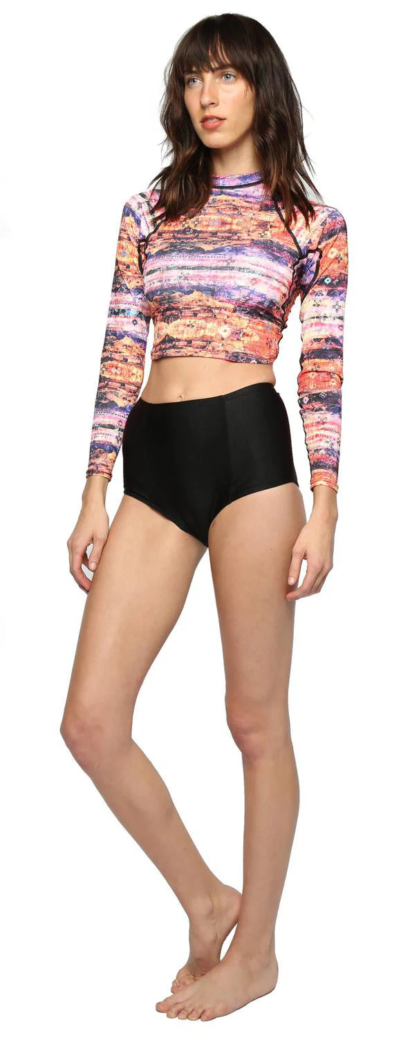 KASSIA+SURF Of Earth Long Sleeved Crop Top - Image 4