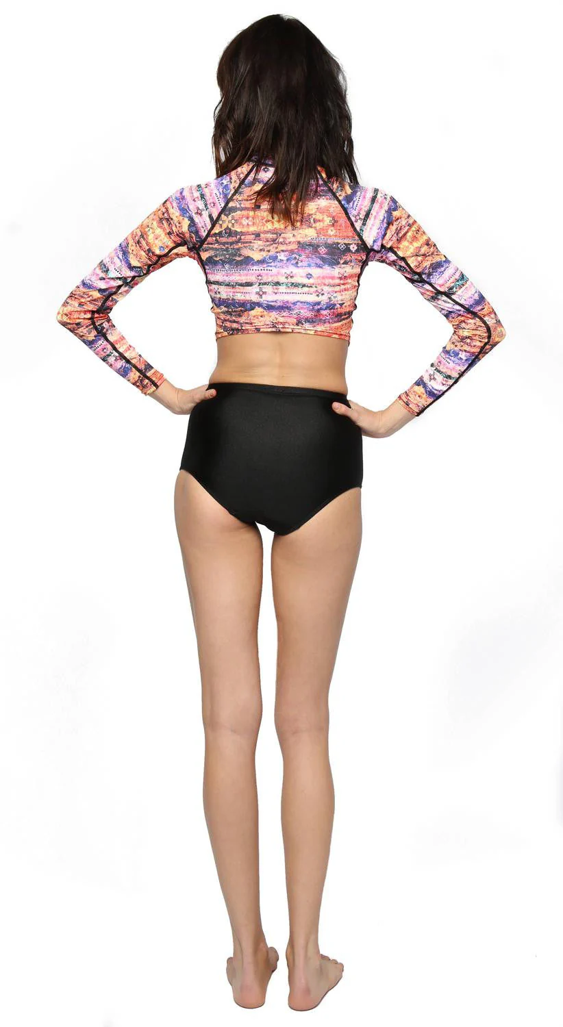 KASSIA+SURF Of Earth Long Sleeved Crop Top - Image 6