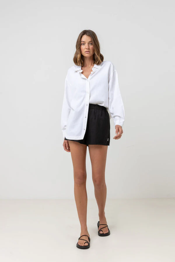 Rhythm Classic Oversized Shirt - White - Image 4