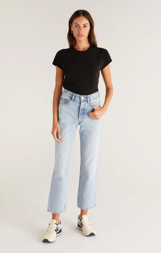 Z Supply Modern Slub Tee - Black - Image 5